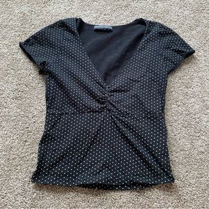 polka dot brandy top
